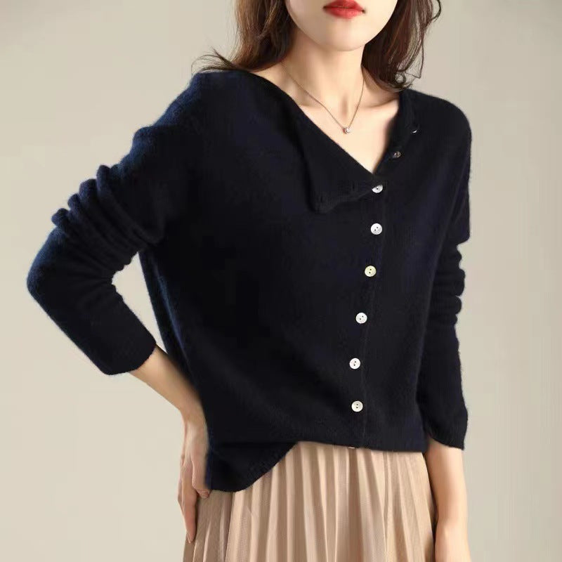Pull vintage chic en maille confortable