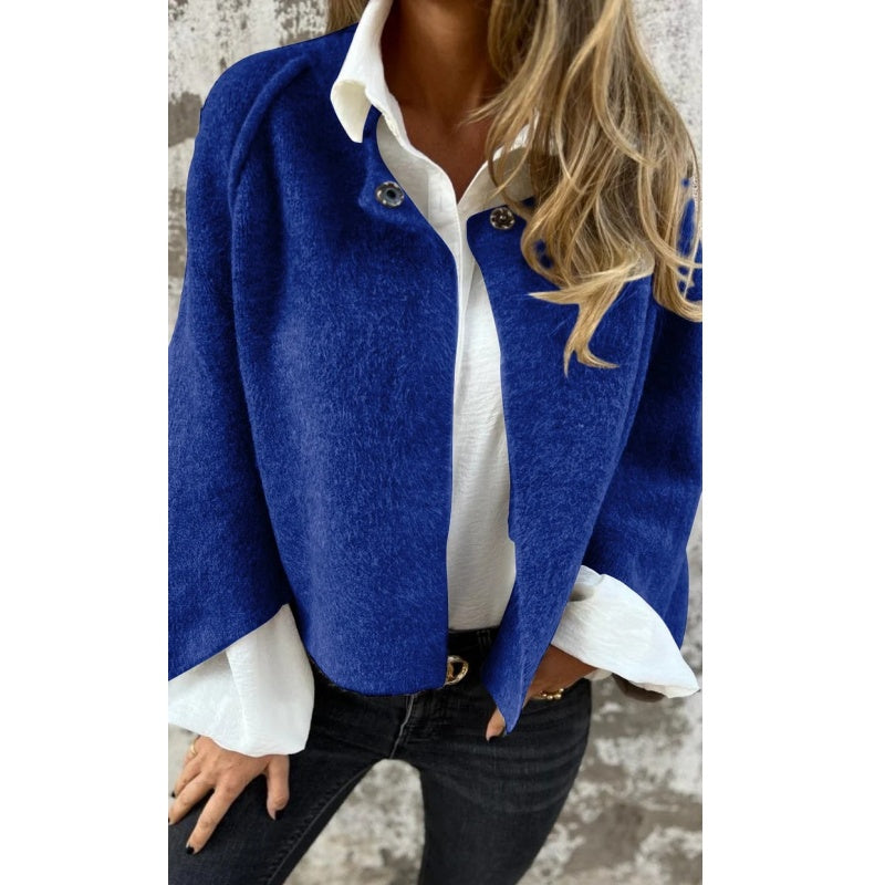 Manteau court chic en cachemire doux