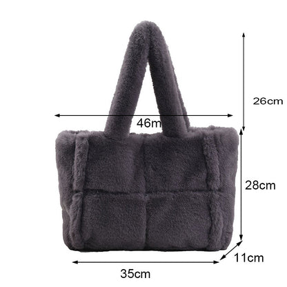 Dante Pipa Sac à main poupée douillet pour femmes en hiver