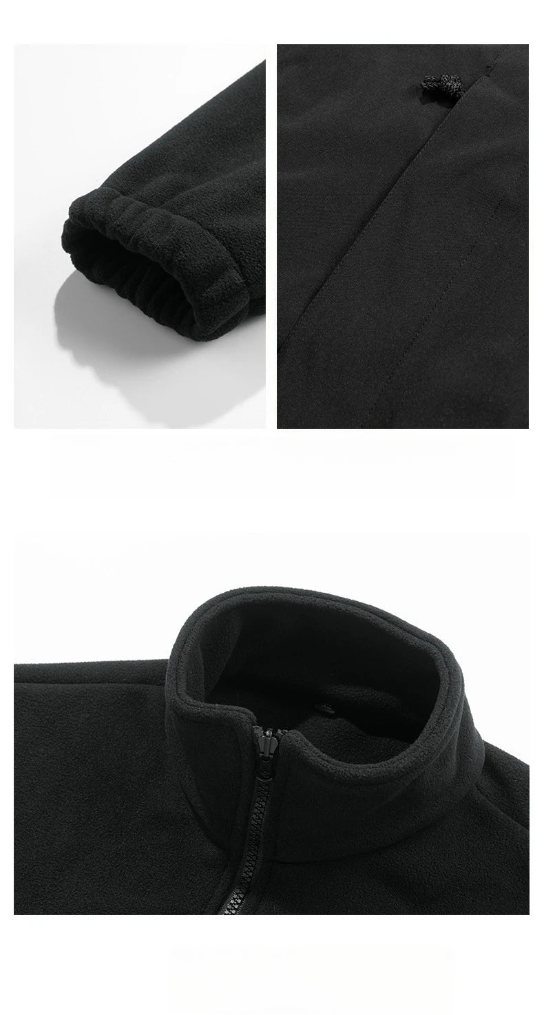 Veste d'hiver chic 3-en-1 avec capuche