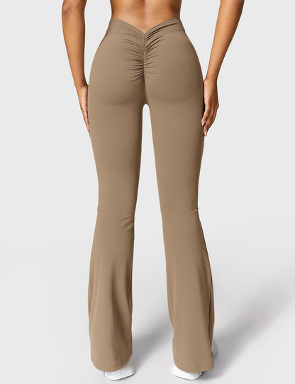 Leggings en V à la coupe élargie